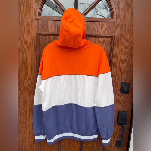 Small Black Jack 1999 Colorblock Hoodie Orange White Blue Star Wars Ahsoka Tano - Picture 5 of 12